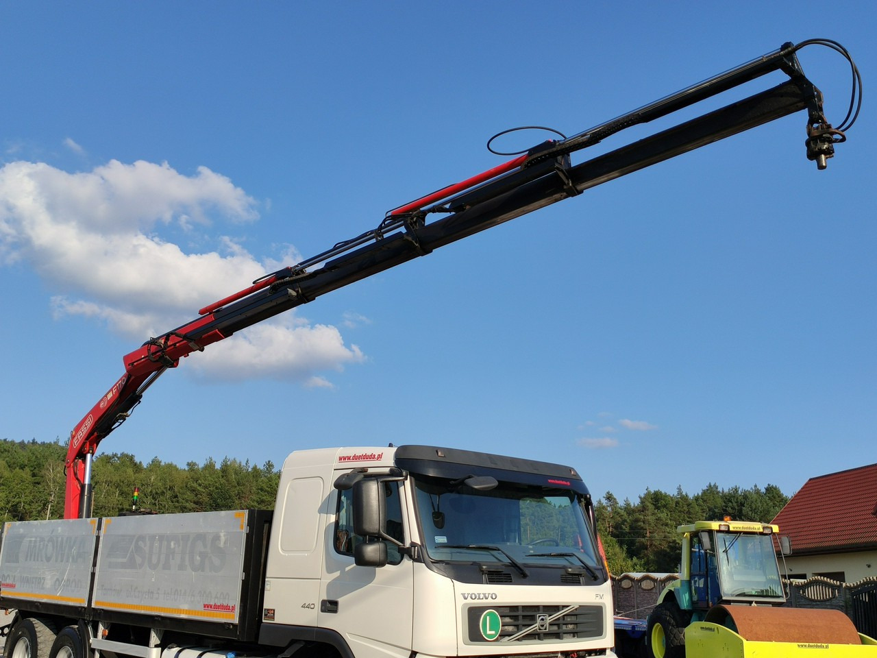 Camión caja abierta, Camión grúa Volvo FM 440 6x4 HDS FASSI F170 Składany w Literę Z: foto 15