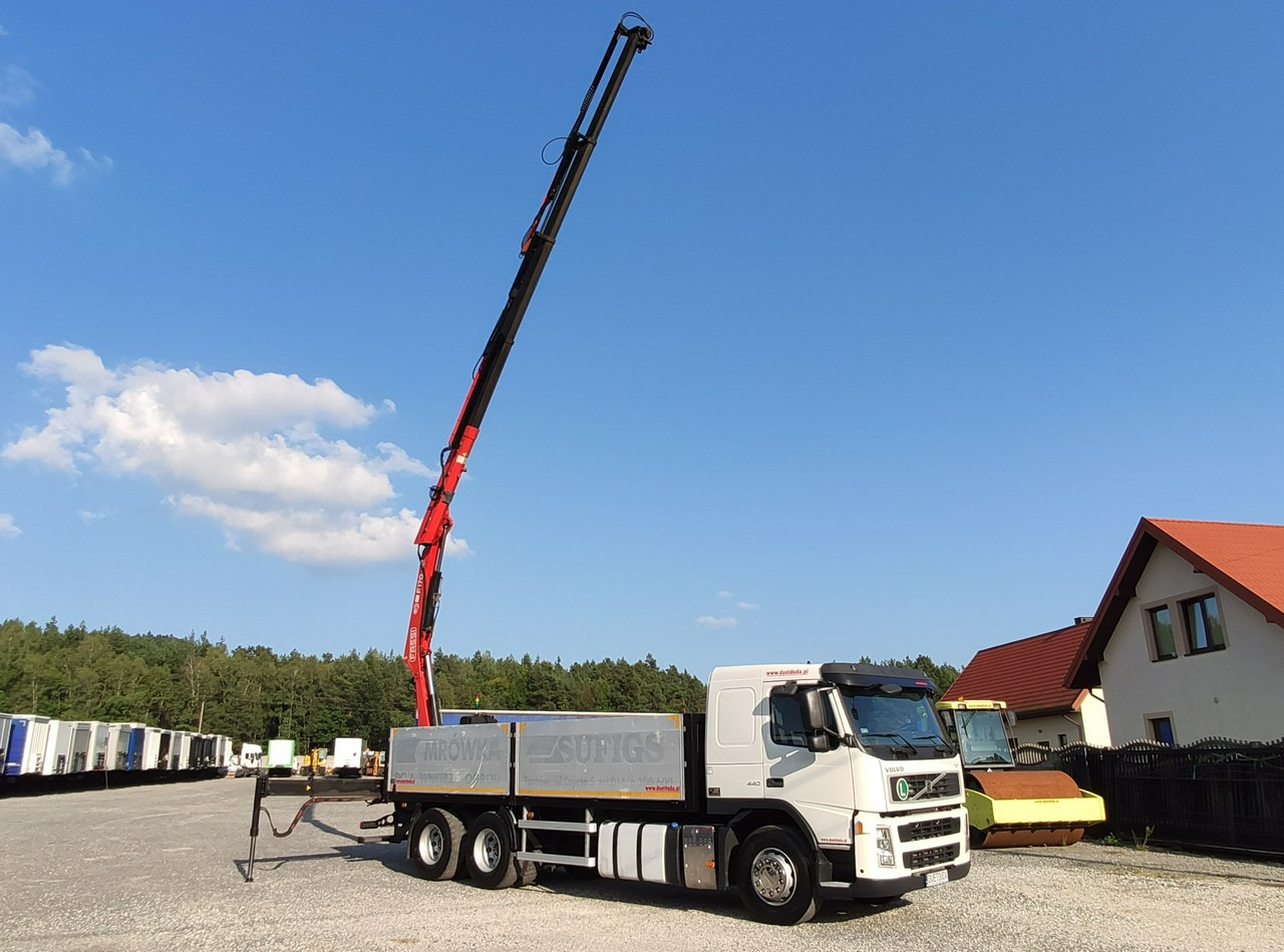 Camión caja abierta, Camión grúa Volvo FM 440 6x4 HDS FASSI F170 Składany w Literę Z: foto 14