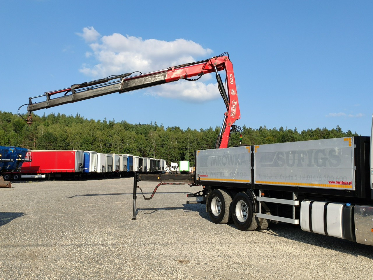 Camión caja abierta, Camión grúa Volvo FM 440 6x4 HDS FASSI F170 Składany w Literę Z: foto 16