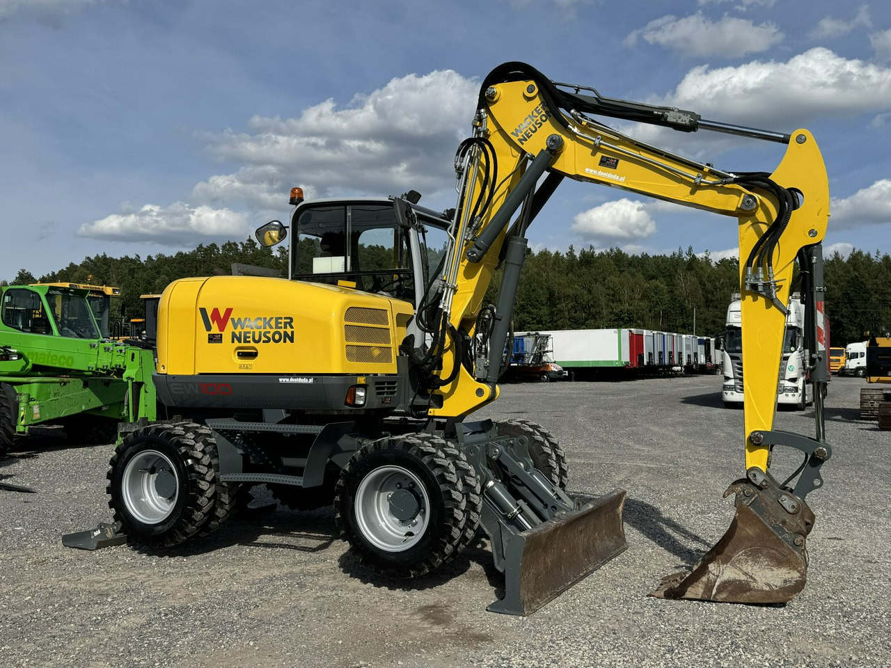 Wacker Neuson EW100 Pług + Podpory 10 ton Szybkozłącze Klimatyzacja - Excavadora de ruedas: foto 1 Wacker Neuson EW100 Pług + Podpory 10 ton Szybkozłącze Klimatyzacja - Excavadora de ruedas: foto 1