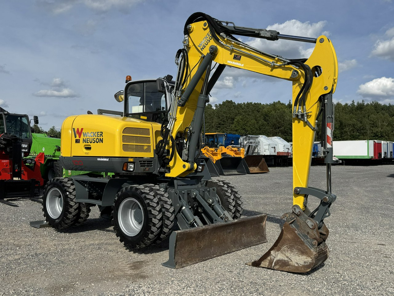 Wacker Neuson EW100 Pług + Podpory 10 ton Szybkozłącze Klimatyzacja - Excavadora de ruedas: foto 5 Wacker Neuson EW100 Pług + Podpory 10 ton Szybkozłącze Klimatyzacja - Excavadora de ruedas: foto 5