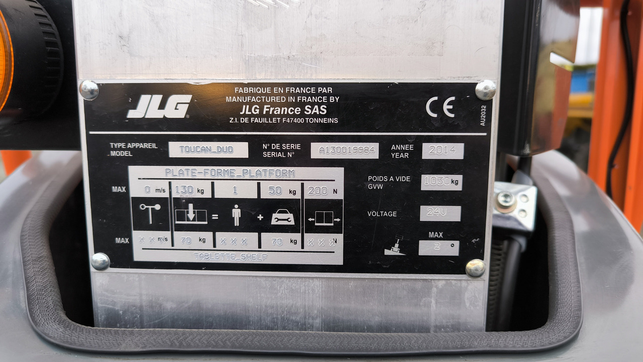 Leasing de JLG TOUCAN DUO JLG TOUCAN DUO: foto 6