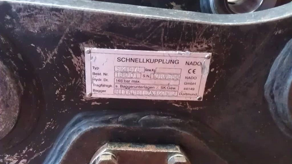 Nado Hitachi ZX110 - ZX135 - ZX140 - ZX145 - Acoplamiento rápido para Maquinaria de construcción: foto 2 Nado Hitachi ZX110 - ZX135 - ZX140 - ZX145 - Acoplamiento rápido para Maquinaria de construcción: foto 2