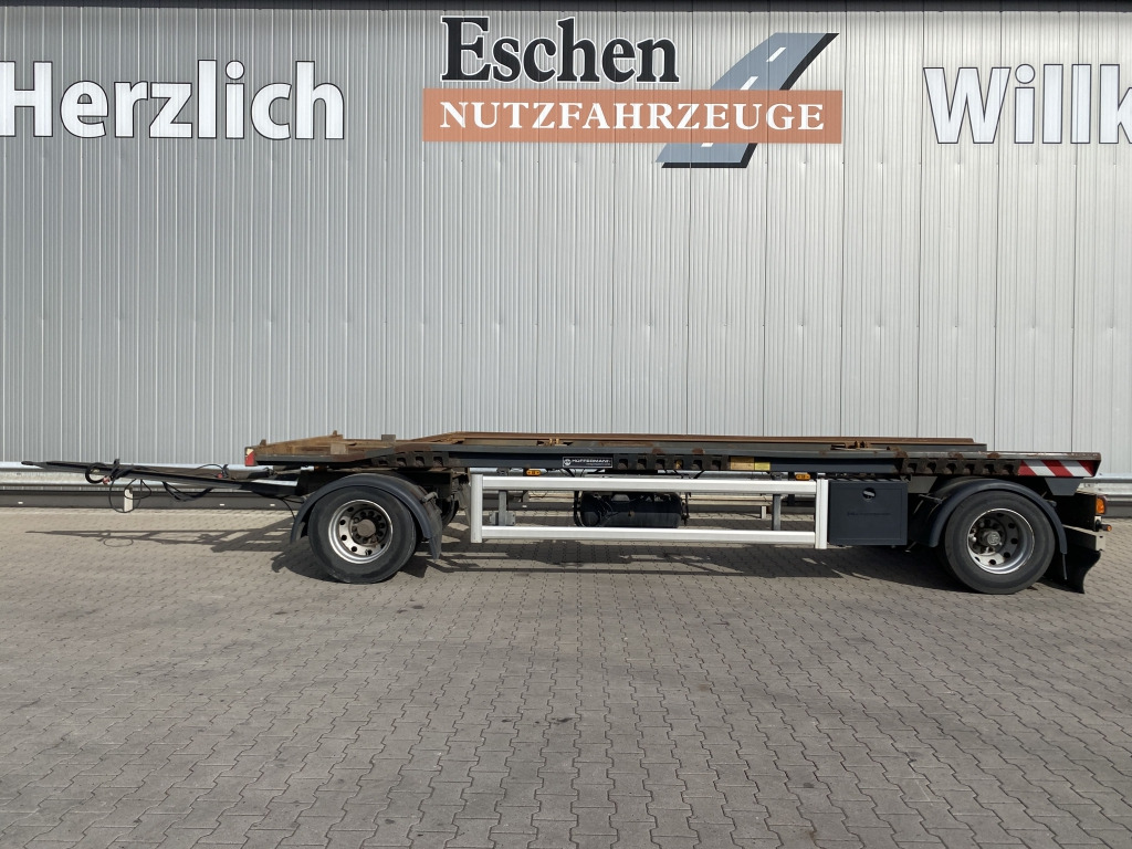 Hüffermann HAR 18.70 Außenrollenanhänger - Remolque multilift/ Portacontenedores de cadenas: foto 2 Hüffermann HAR 18.70 Außenrollenanhänger - Remolque multilift/ Portacontenedores de cadenas: foto 2