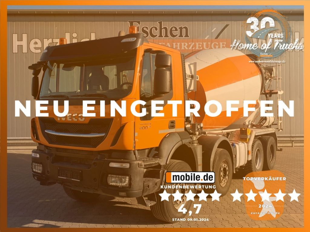 Iveco Trakker AD 340 TB 400/8x4 | 9m³ Liebherr*Navi*AC - Camión hormigonera: foto 1 Iveco Trakker AD 340 TB 400/8x4 | 9m³ Liebherr*Navi*AC - Camión hormigonera: foto 1