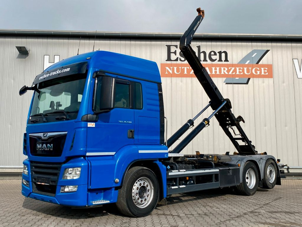 MAN TGS 26.500 6x2-4 LL | MEILLER 21.65*ACC*Retarder - Camión multibasculante: foto 1 MAN TGS 26.500 6x2-4 LL | MEILLER 21.65*ACC*Retarder - Camión multibasculante: foto 1