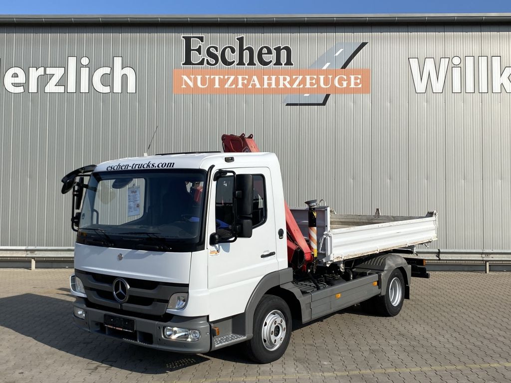 Mercedes-Benz 818 Atego | Fassi F65*MEILLER*PKW-AHK*1.Hand - Furgoneta basculante: foto 2 Mercedes-Benz 818 Atego | Fassi F65*MEILLER*PKW-AHK*1.Hand - Furgoneta basculante: foto 2