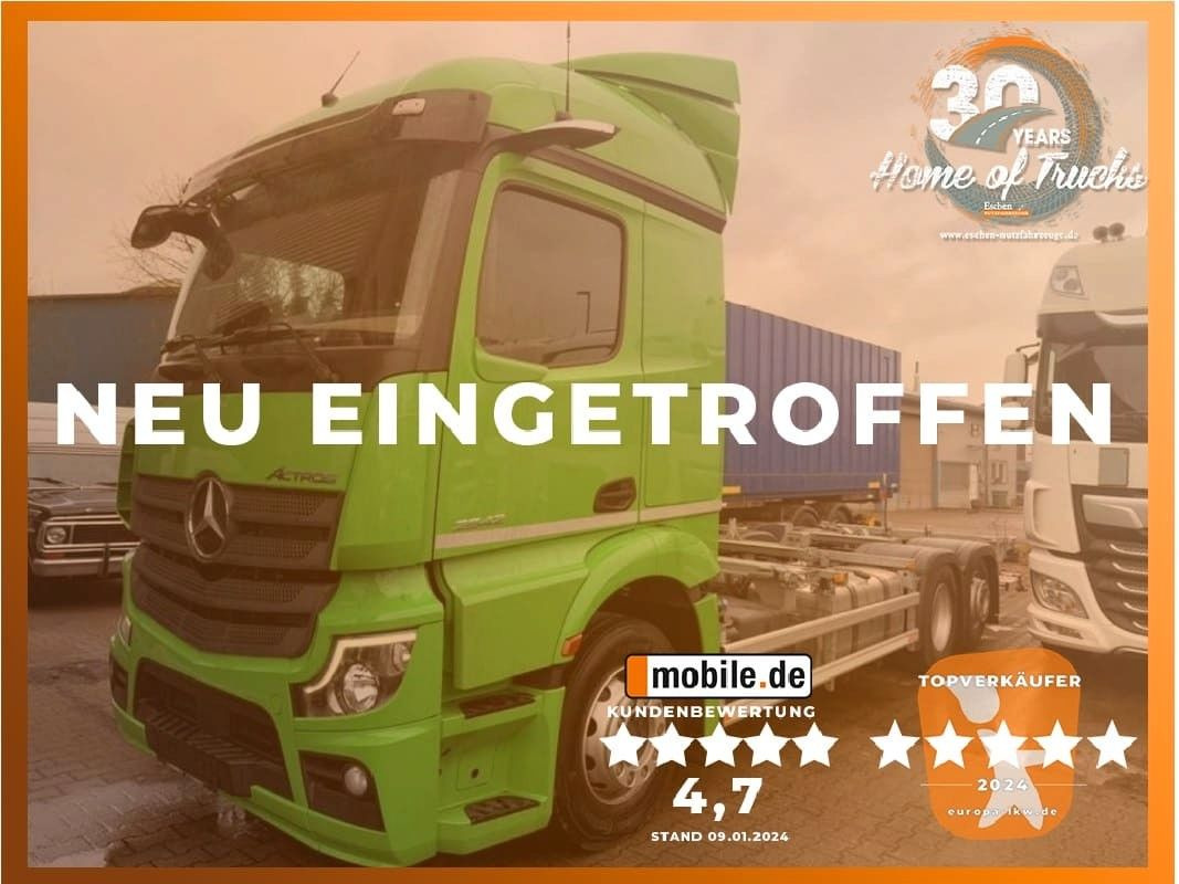 Mercedes-Benz Actros MP5 2542 L|Ohne EZ*Lenkachse*Ladebordwand - Camión portacontenedore/ Intercambiable: foto 1 Mercedes-Benz Actros MP5 2542 L|Ohne EZ*Lenkachse*Ladebordwand - Camión portacontenedore/ Intercambiable: foto 1