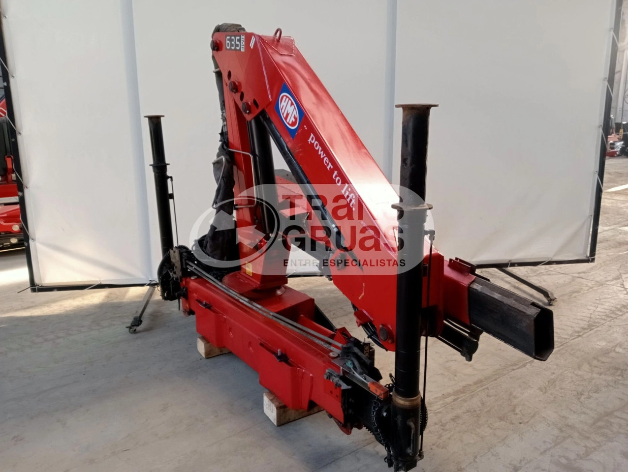 Grúa HMF 635 K2 - Grúa para camión para Camión: foto 1 Grúa HMF 635 K2 - Grúa para camión para Camión: foto 1