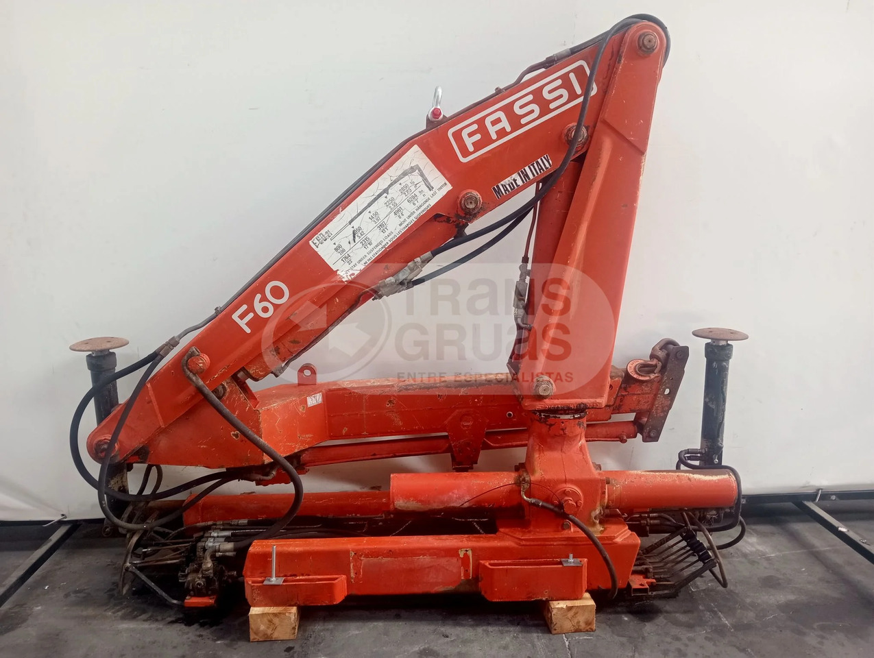 Grúa hidráulica Fassi F60.21 - Grúa para camión: foto 1 Grúa hidráulica Fassi F60.21 - Grúa para camión: foto 1