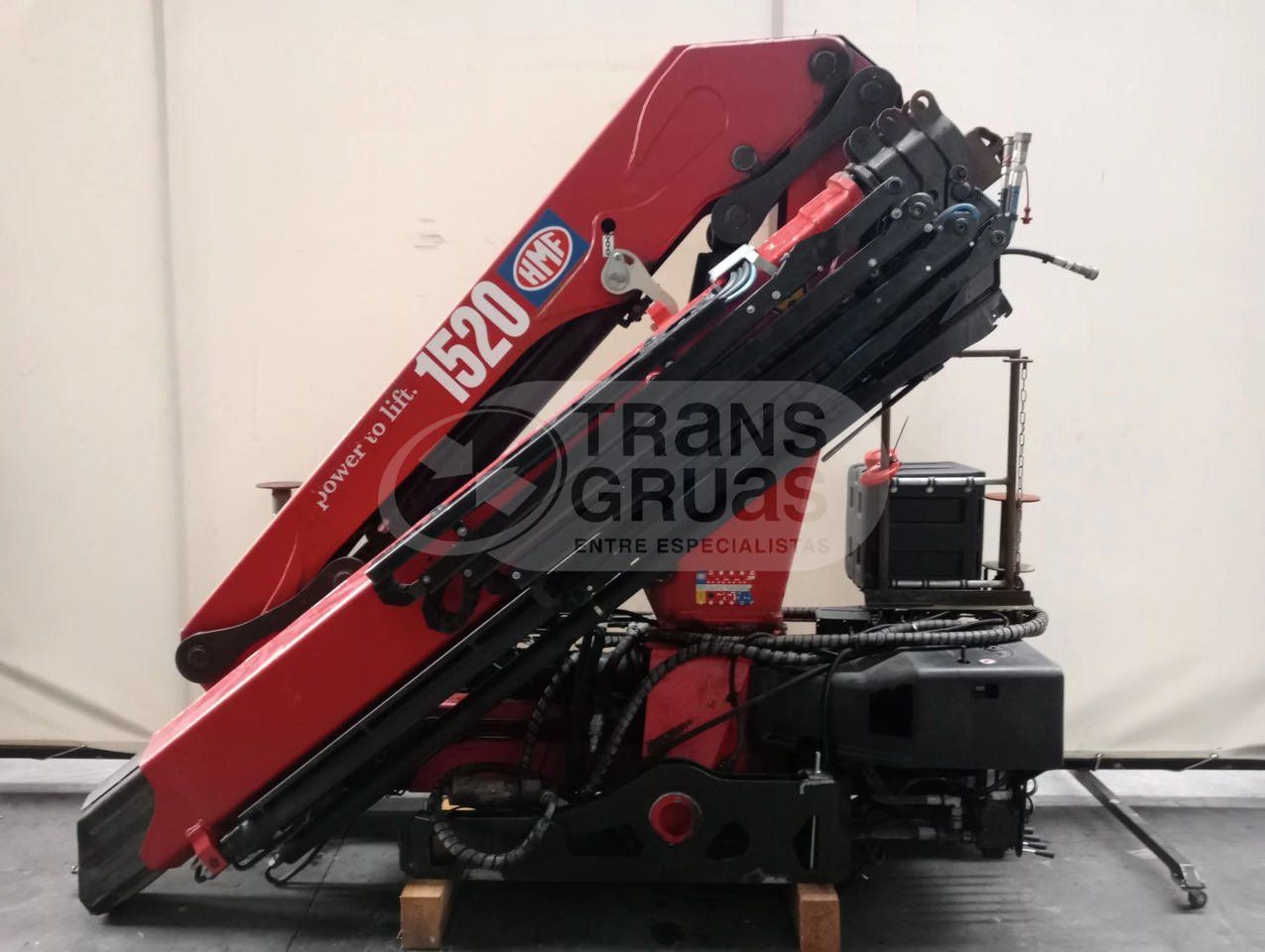 Grúa hidráulica HMF 1520 K4 - Grúa para camión: foto 2 Grúa hidráulica HMF 1520 K4 - Grúa para camión: foto 2