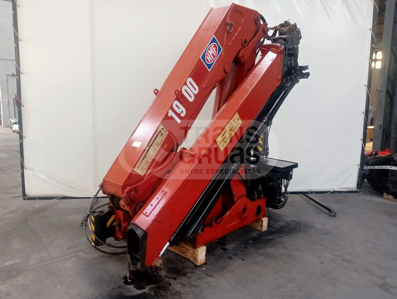 Grúa hidráulica HMF 1903 K5 - Grúa para camión: foto 4 Grúa hidráulica HMF 1903 K5 - Grúa para camión: foto 4