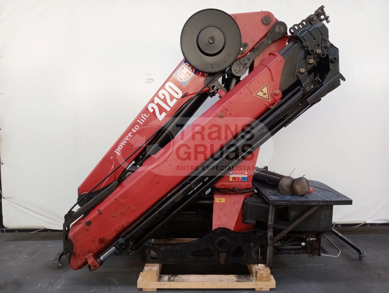 Grúa hidráulica HMF 2120 K RC - Grúa para camión: foto 2 Grúa hidráulica HMF 2120 K RC - Grúa para camión: foto 2