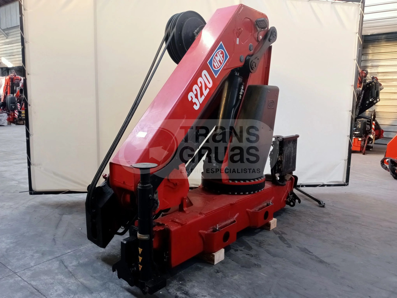 Grúa hidráulica HMF 3220 K - Grúa para camión: foto 4 Grúa hidráulica HMF 3220 K - Grúa para camión: foto 4