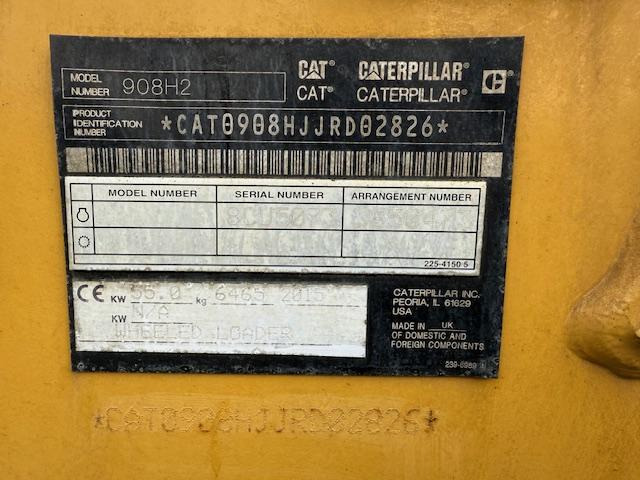 Cat 908 H2  - Cargadora de ruedas: foto 5 Cat 908 H2  - Cargadora de ruedas: foto 5