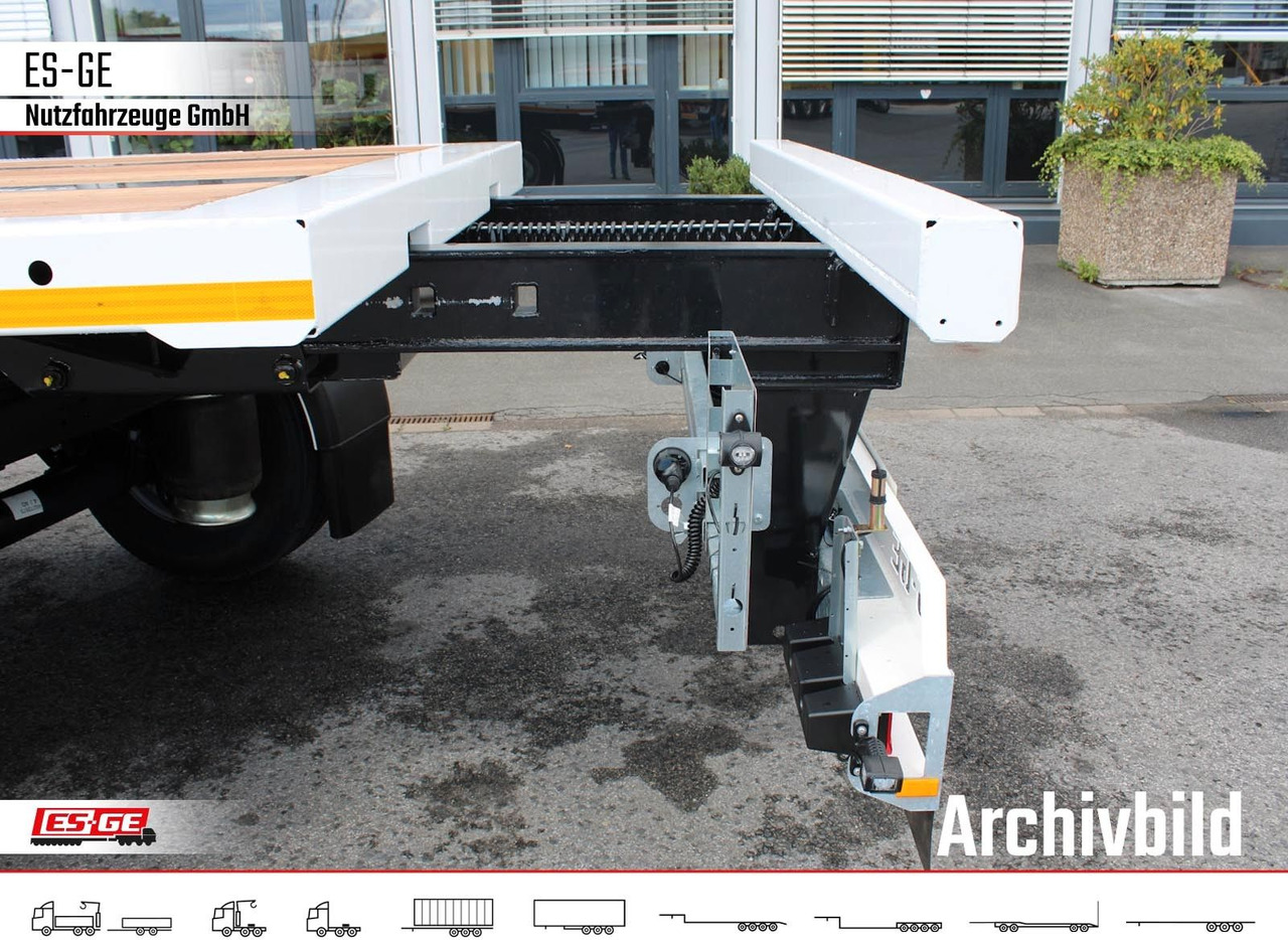 ES-GE 2-Achs-SAH, zwangsgelenkt, pneum. Heckausschub - Semirremolque plataforma/ Caja abierta: foto 5 ES-GE 2-Achs-SAH, zwangsgelenkt, pneum. Heckausschub - Semirremolque plataforma/ Caja abierta: foto 5