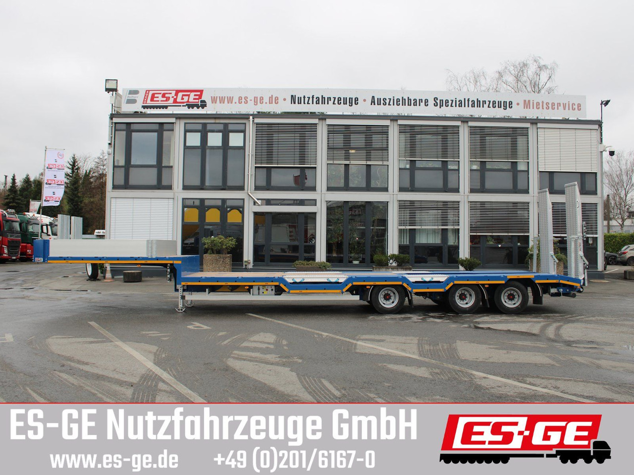 ES-GE 3-Achs-Satteltieflader - Radmulden - Semirremolque góndola rebajadas: foto 5 ES-GE 3-Achs-Satteltieflader - Radmulden - Semirremolque góndola rebajadas: foto 5