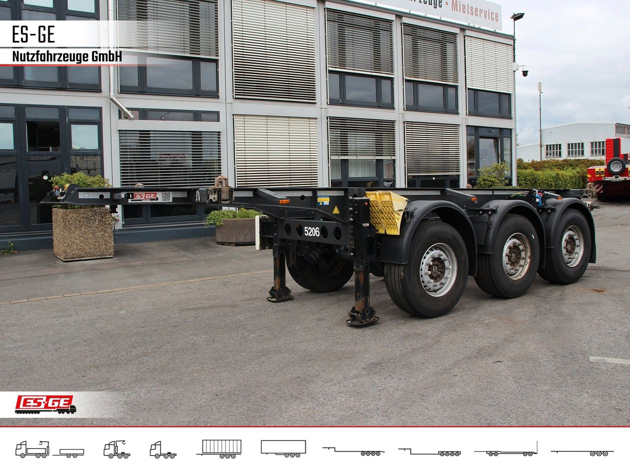 Krone 3-Achs-Containerchassis 20' - Semirremolque portacontenedore/ Intercambiable: foto 1 Krone 3-Achs-Containerchassis 20' - Semirremolque portacontenedore/ Intercambiable: foto 1