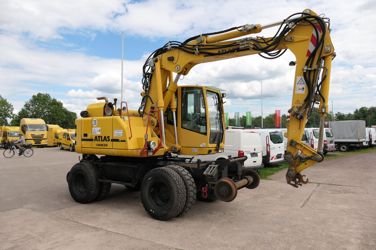 ATLAS 1404 K ZW Zweiwegebagger AHK - Excavadora de ruedas: foto 1 ATLAS 1404 K ZW Zweiwegebagger AHK - Excavadora de ruedas: foto 1