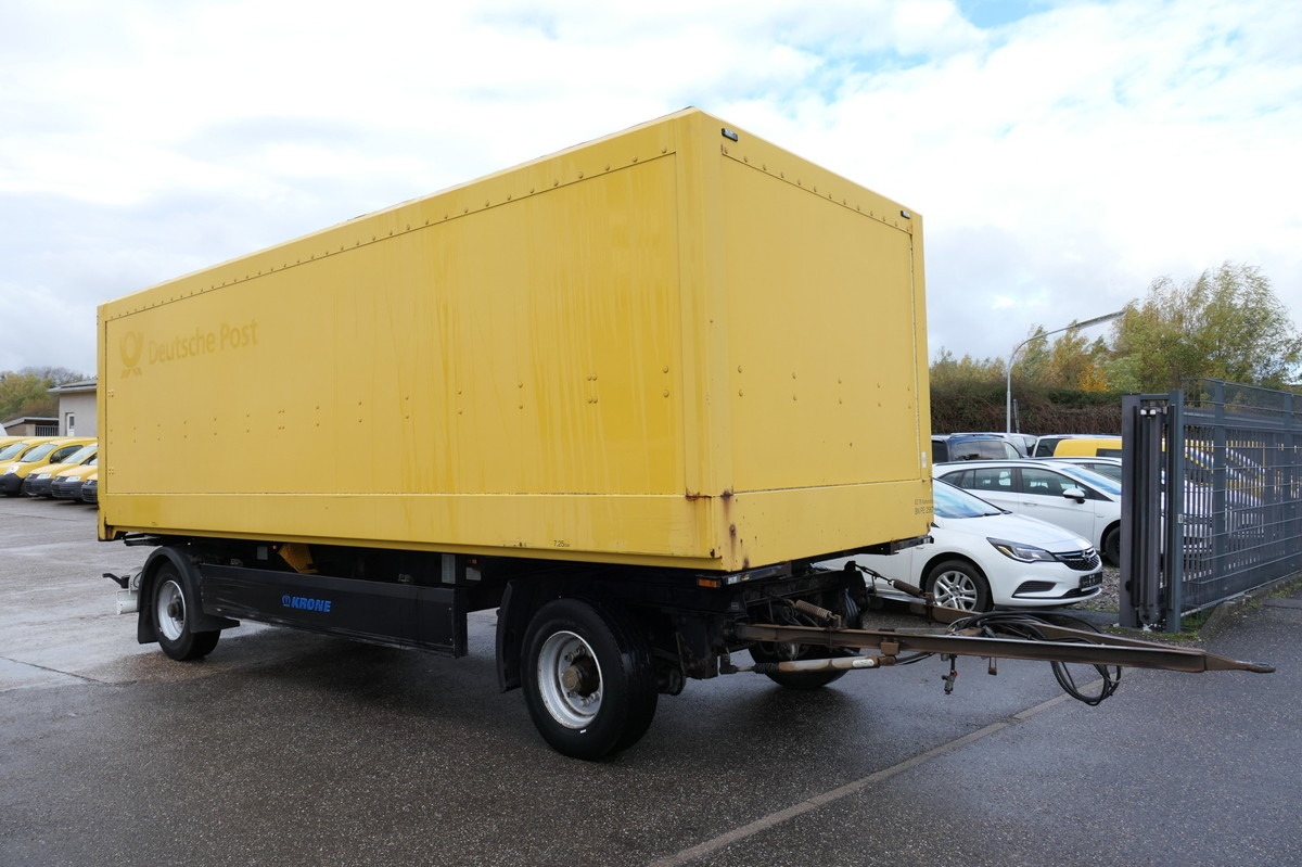KRONE AZK 18 EL PORTALTÜREN - Remolque caja cerrada: foto 1 KRONE AZK 18 EL PORTALTÜREN - Remolque caja cerrada: foto 1