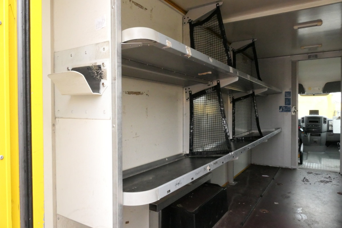 Furgoneta caja cerrada MERCEDES-BENZ SPRINTER 310 CDI MAXI EURO-5 KOFFER REGALE KAMER: foto 7