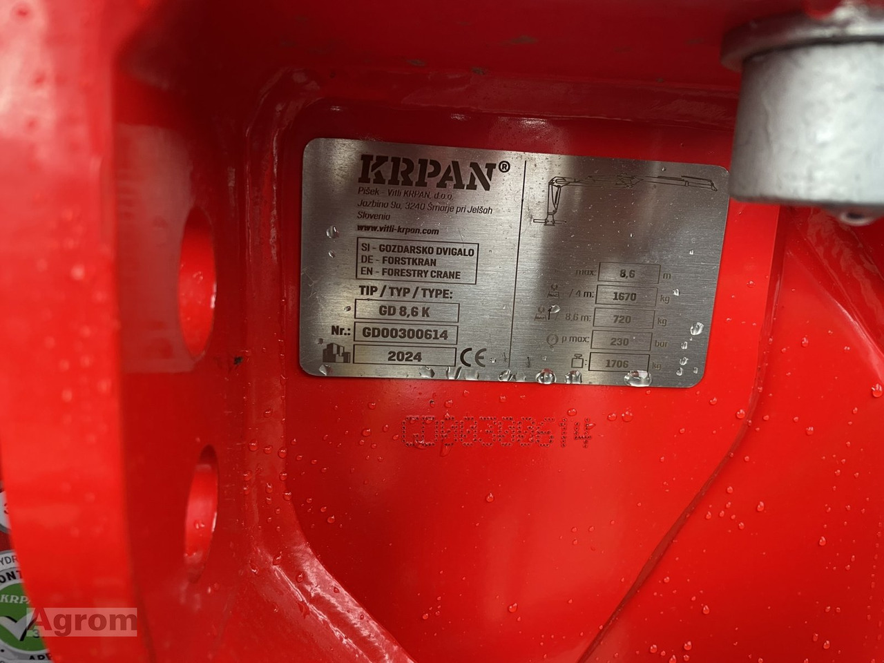 Remolque forestal nuevo Krpan GP 15 D + Kran 8,6 K: foto 13 Remolque forestal nuevo Krpan GP 15 D + Kran 8,6 K: foto 13