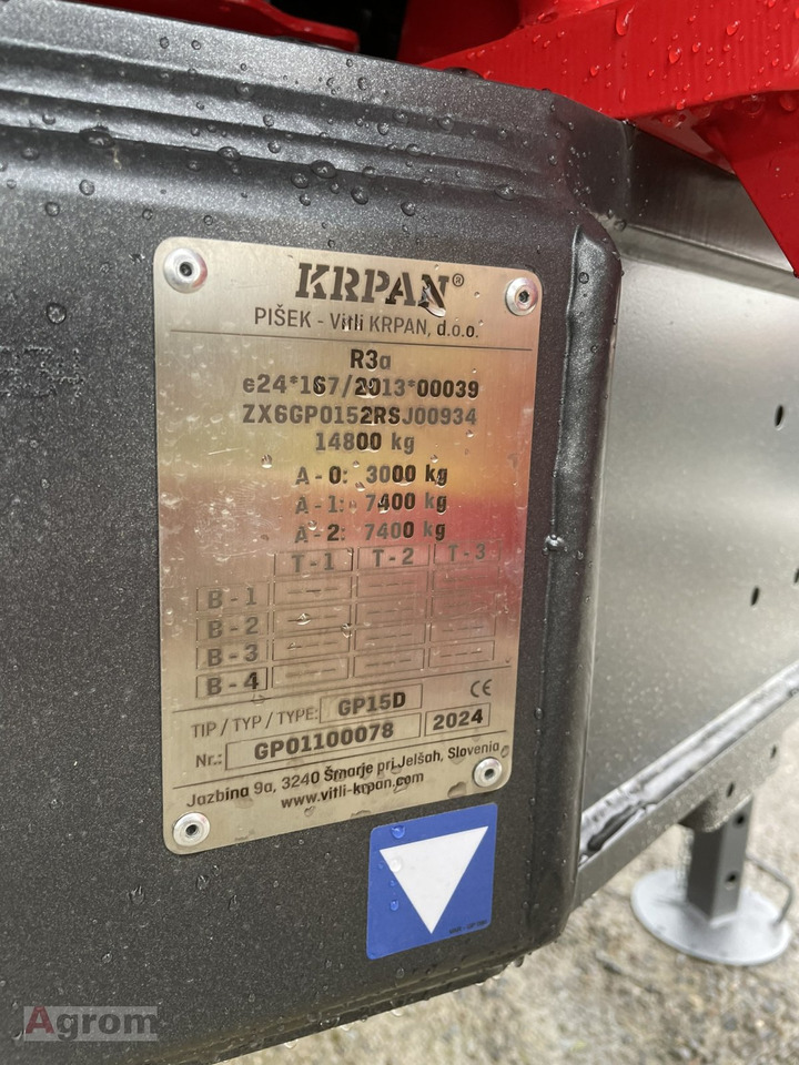 Remolque forestal nuevo Krpan GP 15 D + Kran 8,6 K: foto 12 Remolque forestal nuevo Krpan GP 15 D + Kran 8,6 K: foto 12