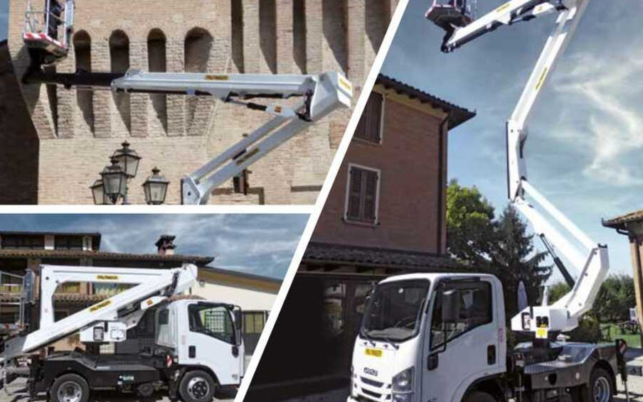 Palfinger P240 AXE (ISUZU M1) - Camión con plataforma elevadora: foto 4 Palfinger P240 AXE (ISUZU M1) - Camión con plataforma elevadora: foto 4