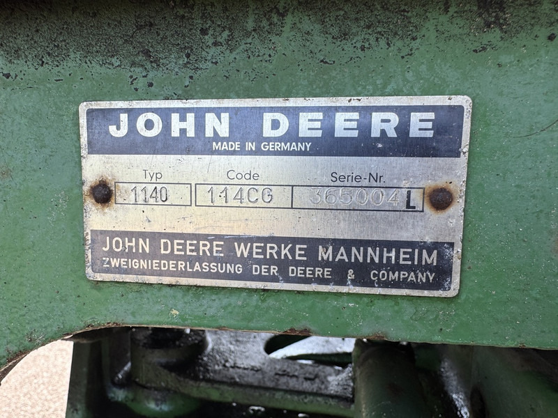 Tractor John Deere 1140: foto 13