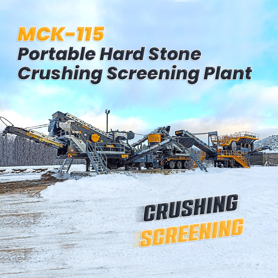 FABO MCK-115 HARDSTONE CRUSHING SCREENING PLANT - Trituradora móvil: foto 1 FABO MCK-115 HARDSTONE CRUSHING SCREENING PLANT - Trituradora móvil: foto 1
