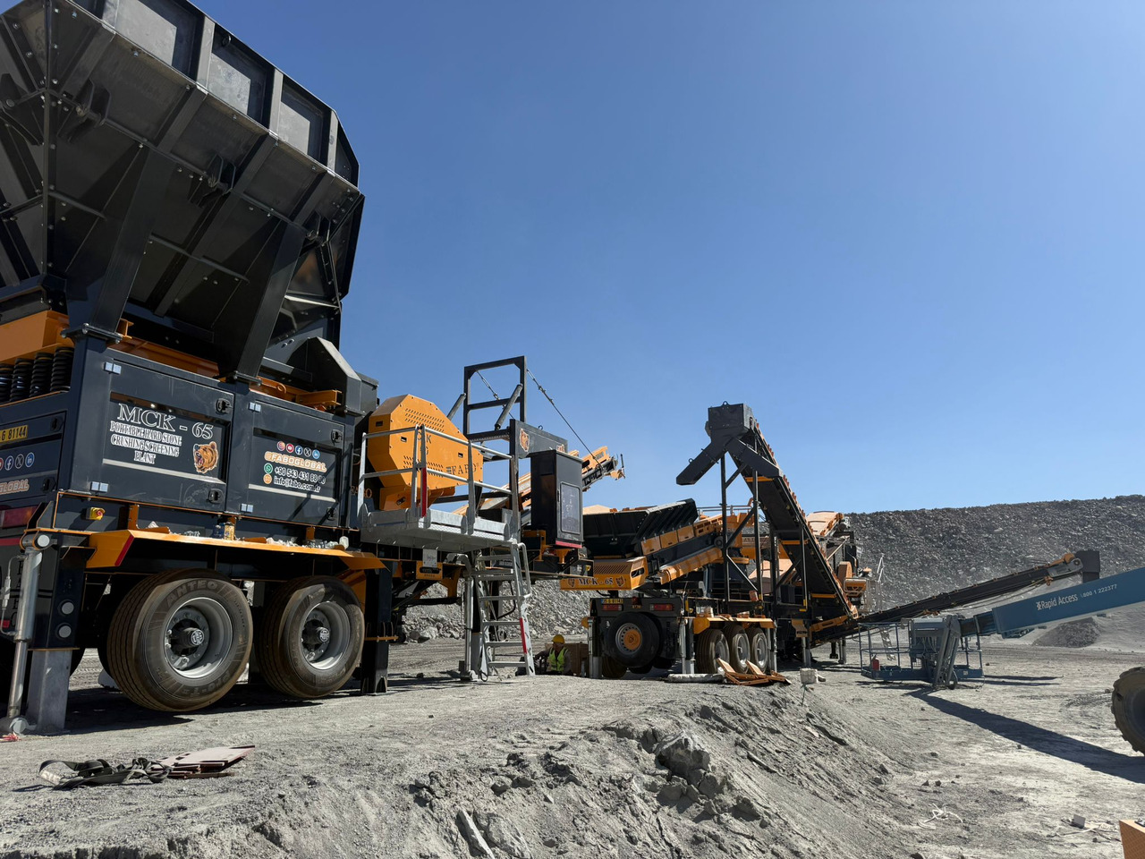 Trituradora móvil nuevo FABO Mobile crusher: foto 6 Trituradora móvil nuevo FABO Mobile crusher: foto 6