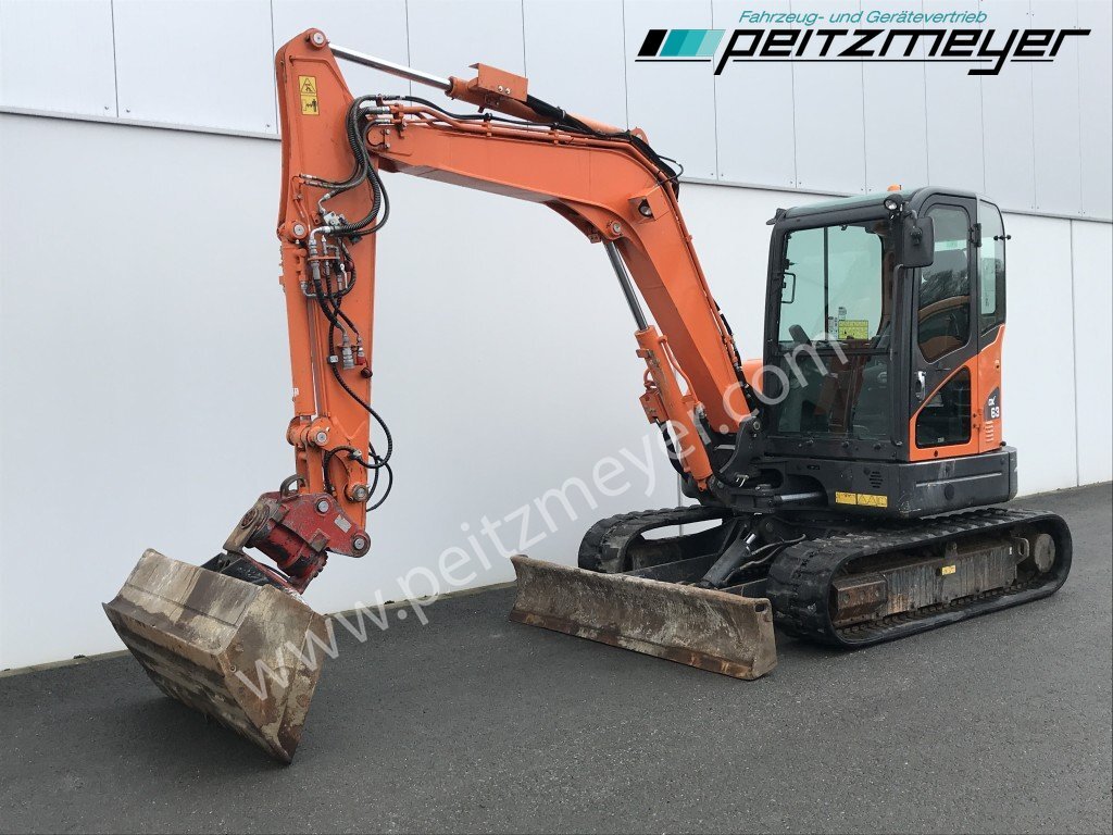Doosan Kettenbagger DX 63-3 PowerTilt 070 , MS 03, mehrfach vorhanden - Miniexcavadora: foto 1 Doosan Kettenbagger DX 63-3 PowerTilt 070 , MS 03, mehrfach vorhanden - Miniexcavadora: foto 1