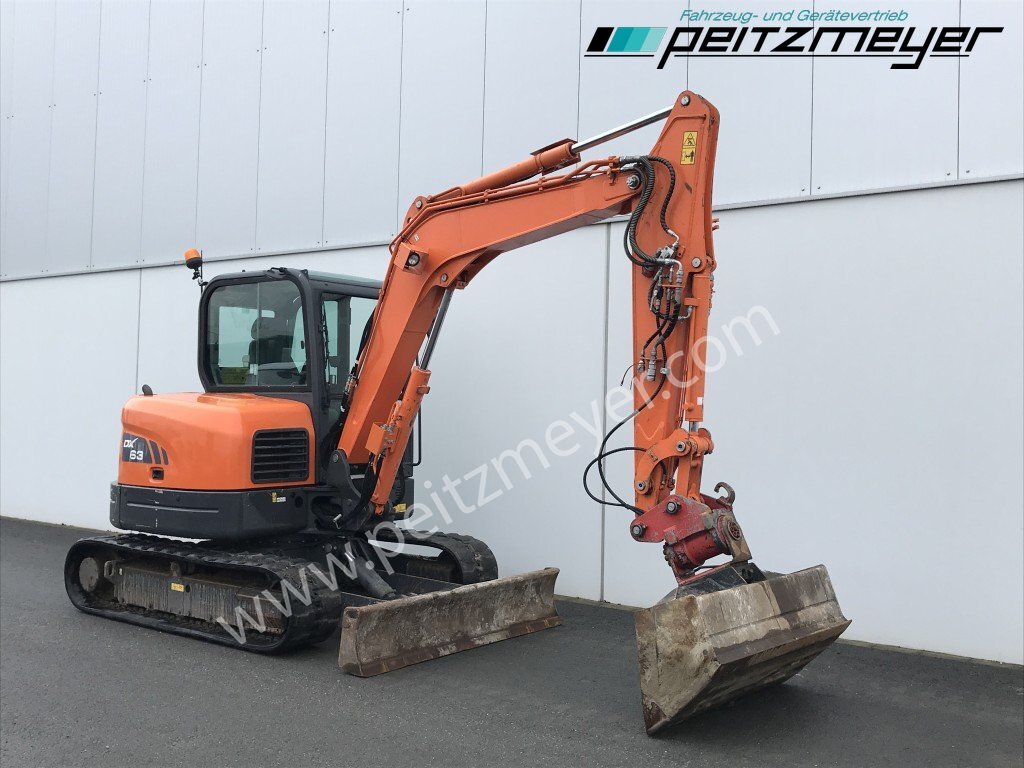Doosan Kettenbagger DX 63-3 PowerTilt 070 , MS 03, mehrfach vorhanden - Miniexcavadora: foto 2 Doosan Kettenbagger DX 63-3 PowerTilt 070 , MS 03, mehrfach vorhanden - Miniexcavadora: foto 2