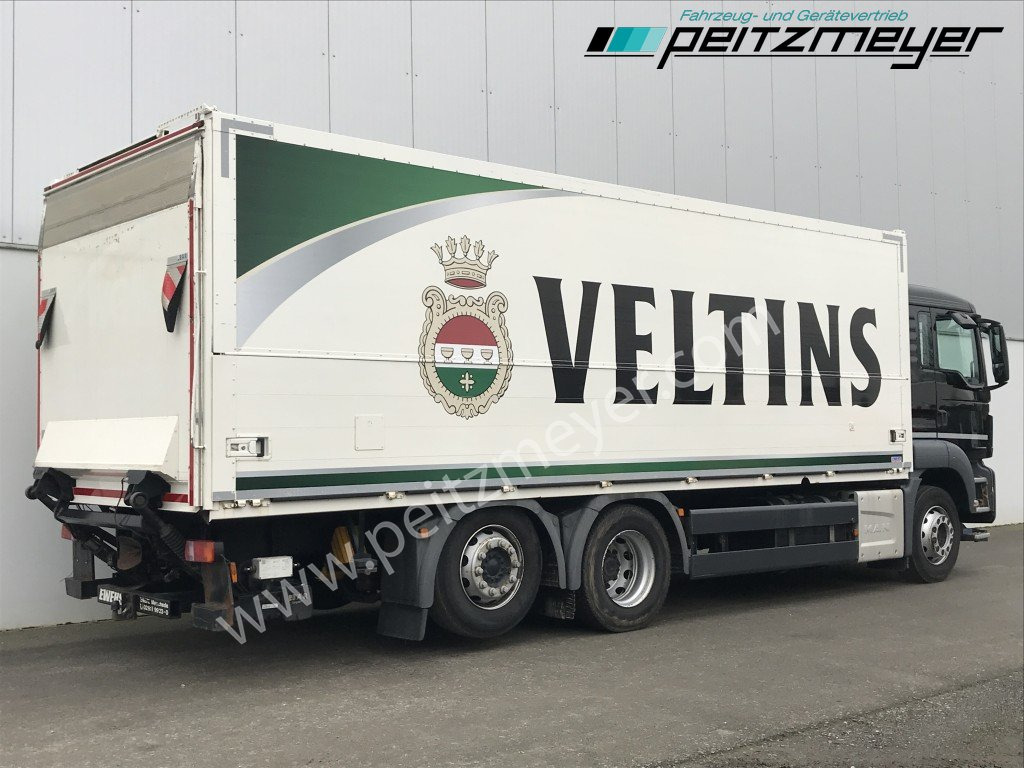 Camión transporte de bebidas MAN TGS 26.360 FL Ewers Getränke + LBW 2 x AHK, Lenkachse, Kupplung neu: foto 32