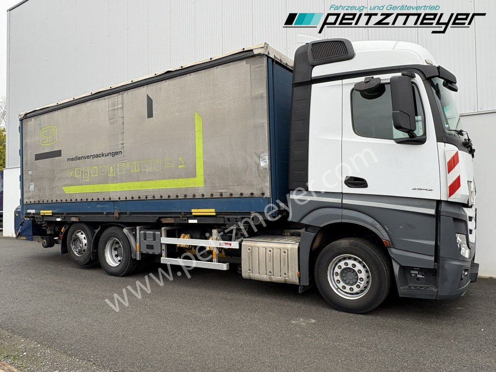 MERCEDES-BENZ Actros 2542 LL BDF Pritsche + Mitnahmestapler komplett - Camión lona: foto 2 MERCEDES-BENZ Actros 2542 LL BDF Pritsche + Mitnahmestapler komplett - Camión lona: foto 2