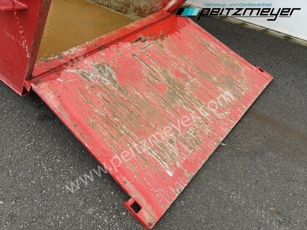 Contenedor de cadenas SASTRA Absetzmulde AMK mit Klappe - 7 m³ asymetrisch: foto 14