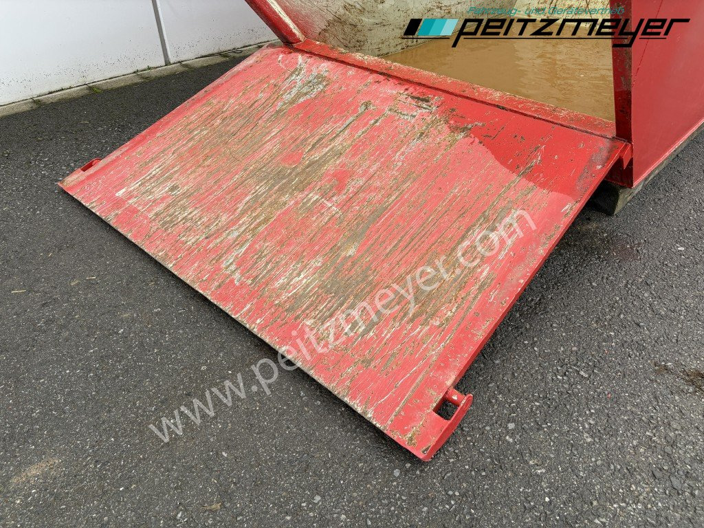 Contenedor de cadenas SASTRA Absetzmulde AMK mit Klappe - 7 m³ asymetrisch: foto 15