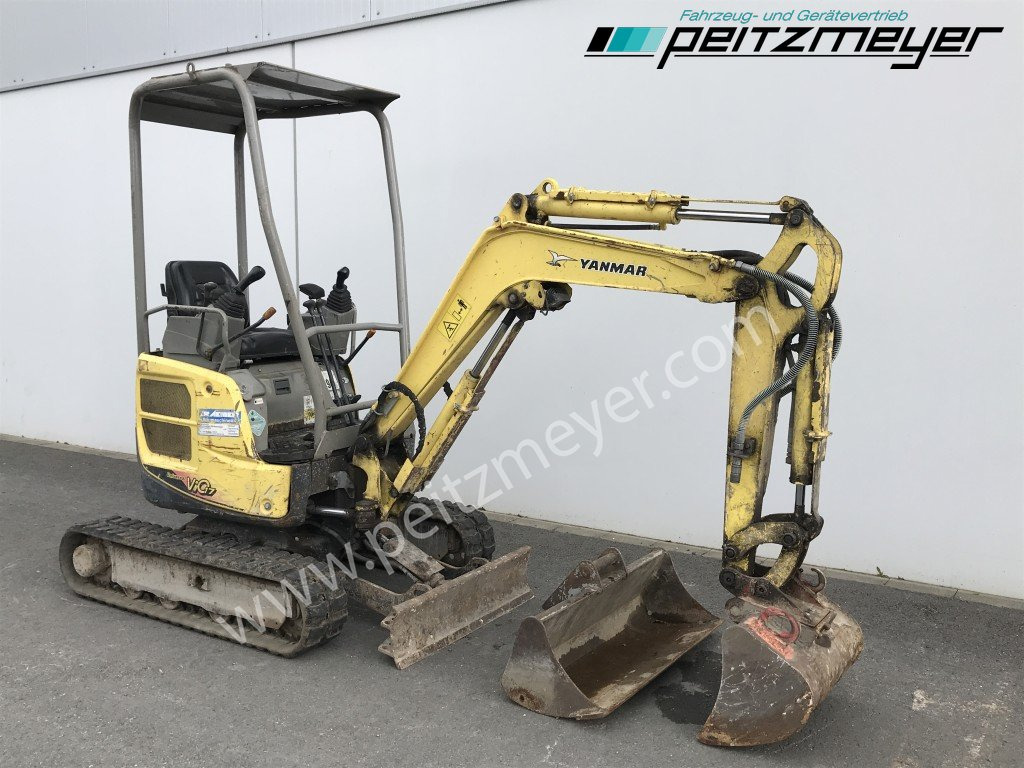 YANMAR MINIBAGGER Vio 17 verstellbares Fahrwerk Schnellwechsler mit 60 er und 100 Löffel - Miniexcavadora: foto 2 YANMAR MINIBAGGER Vio 17 verstellbares Fahrwerk Schnellwechsler mit 60 er und 100 Löffel - Miniexcavadora: foto 2