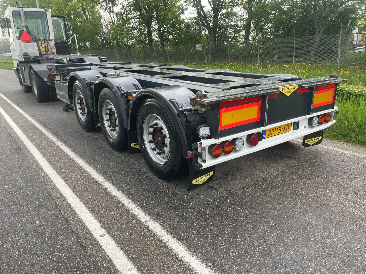 Broshuis Mfcc 20-30-40-45 FT HC / Disc brakes / Lifting axle / led / NL trailer/ - Semirremolque portacontenedore/ Intercambiable: foto 3 Broshuis Mfcc 20-30-40-45 FT HC / Disc brakes / Lifting axle / led / NL trailer/ - Semirremolque portacontenedore/ Intercambiable: foto 3