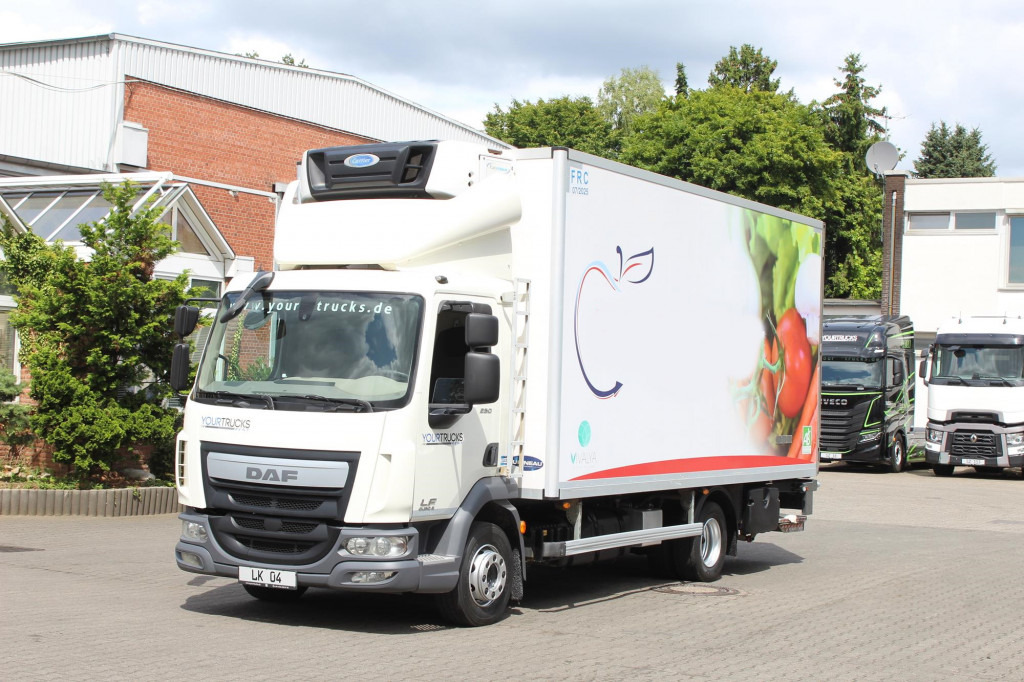 Daf LF 260 E6 Carrier Supra 550 Strom Tür LBW - Camión frigorífico: foto 1 Daf LF 260 E6 Carrier Supra 550 Strom Tür LBW - Camión frigorífico: foto 1