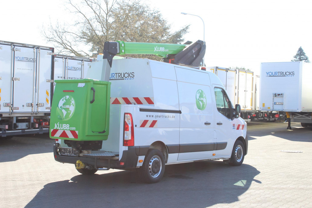 Camión con plataforma elevadora Renault Master 145 E6  Klubb KL-26  12m  Kamera Klima AHK: foto 10