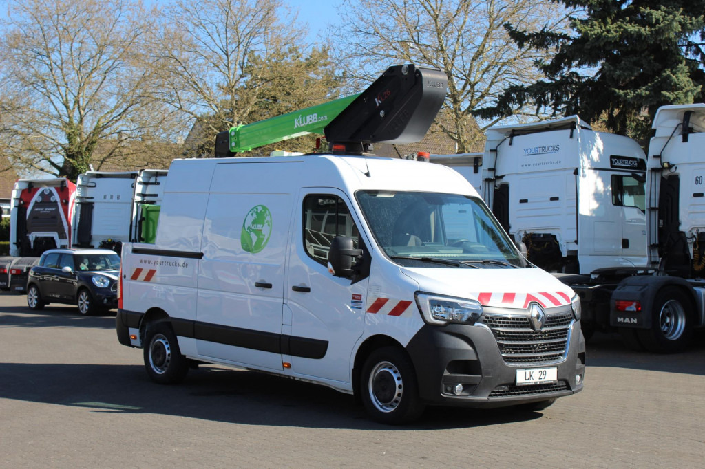 Camión con plataforma elevadora Renault Master 145 E6  Klubb KL-26  12m  Kamera Klima AHK: foto 9
