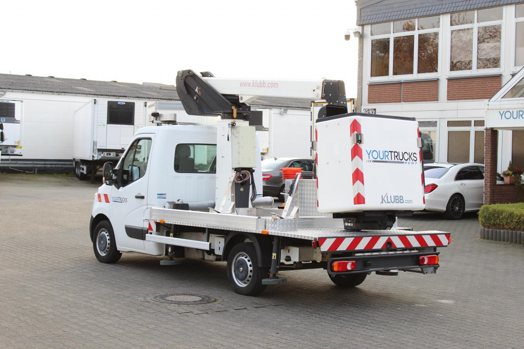 Camión con plataforma elevadora Renault Master  Bühne KLUBB 11m   2 Personen Korb 200kg: foto 12