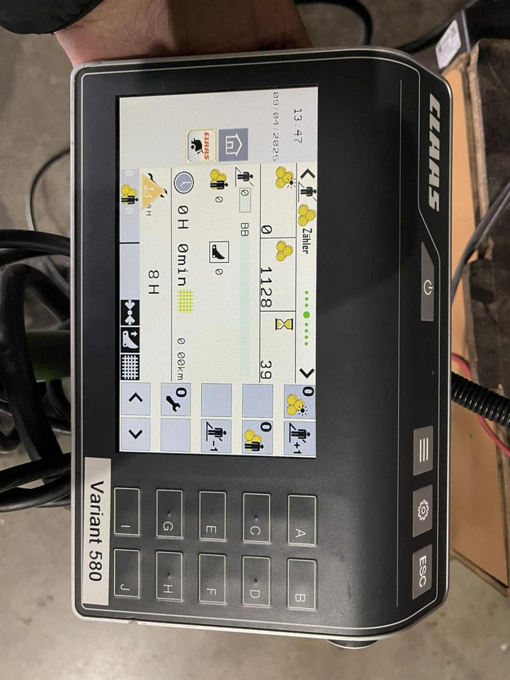 Rotoempacadora CLAAS Variant 580 RC PRO, neuwertige Rundballenpresse, Baujahr 2023, erst 39 Betriebsstunden !!!: foto 17