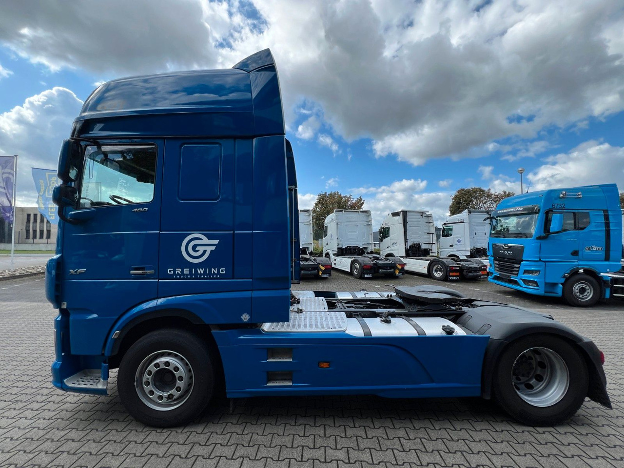 Cabeza tractora DAF XF 480 FT SSC, Retarder, Standklima: foto 7