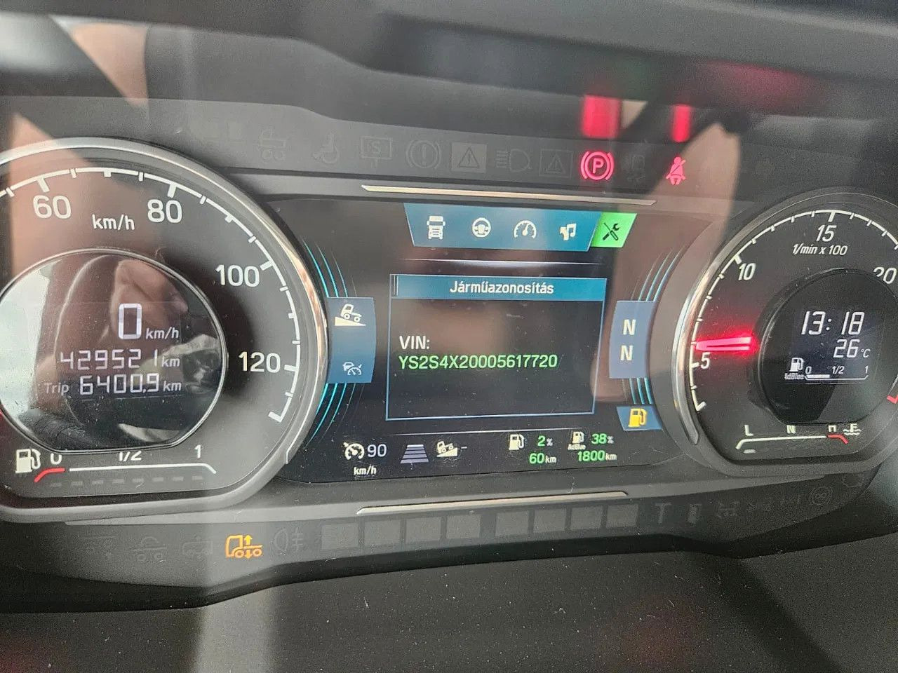 Cabeza tractora Scania S500 Standard-Digital Display-Navi-Alloy W-Retar: foto 10