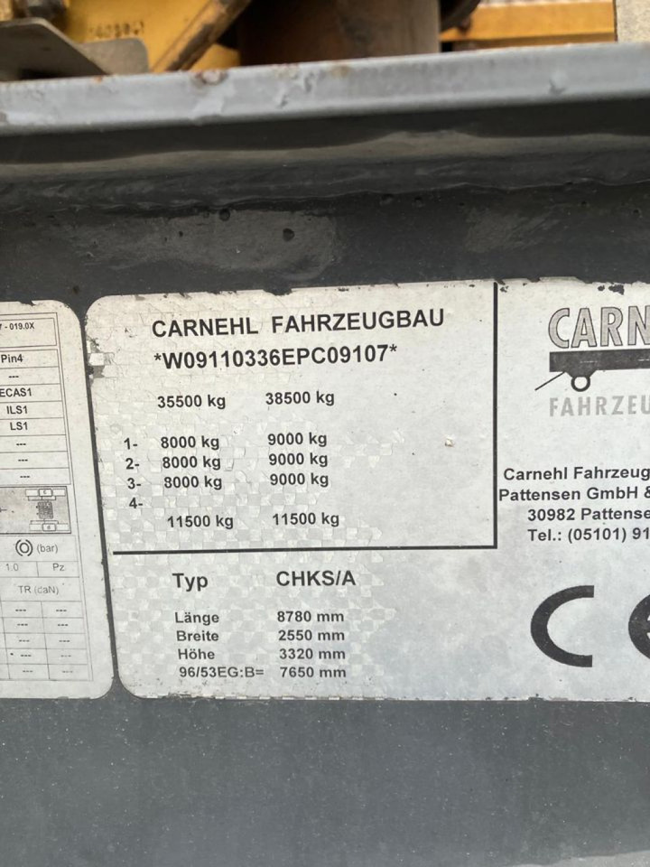 CARNEHL Kippauflieger CHKS A Kippauflieger - Semirremolque volquete: foto 4 CARNEHL Kippauflieger CHKS A Kippauflieger - Semirremolque volquete: foto 4