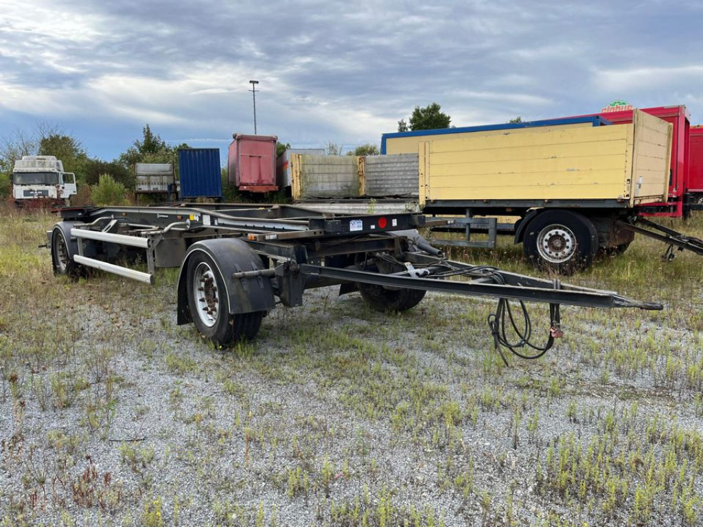 HUEFFERMANN 2-achs Abrollanhänger Containeranhänger HSA 18.70 - Remolque multilift/ Portacontenedores de cadenas: foto 2 HUEFFERMANN 2-achs Abrollanhänger Containeranhänger HSA 18.70 - Remolque multilift/ Portacontenedores de cadenas: foto 2