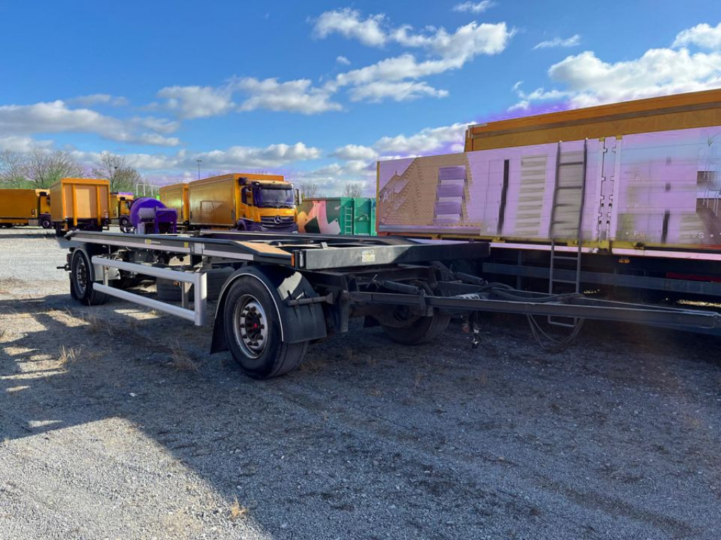 HUEFFERMANN HUEFFERMANN 2-achs Abrollanhänger Containeranhänger HAR 18.70 - Remolque multilift/ Portacontenedores de cadenas: foto 2 HUEFFERMANN HUEFFERMANN 2-achs Abrollanhänger Containeranhänger HAR 18.70 - Remolque multilift/ Portacontenedores de cadenas: foto 2