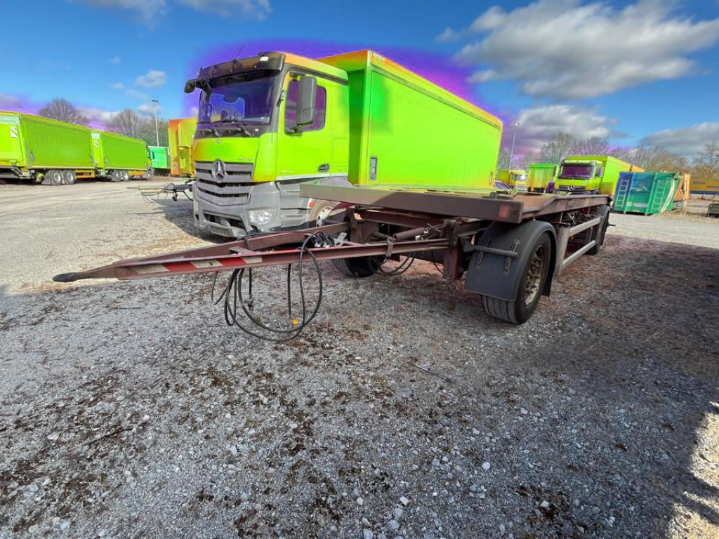 HUEFFERMANN HUEFFERMANN 2-achs Abrollanhänger Containeranhänger HAR 18.70 Außenrollenanhg. - Remolque multilift/ Portacontenedores de cadenas: foto 1 HUEFFERMANN HUEFFERMANN 2-achs Abrollanhänger Containeranhänger HAR 18.70 Außenrollenanhg. - Remolque multilift/ Portacontenedores de cadenas: foto 1